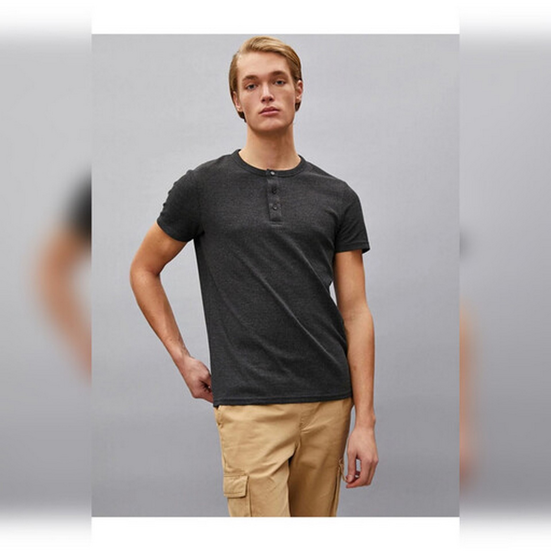 تی شرت آستین کوتاه مردانه مدل OT110 -  - 4