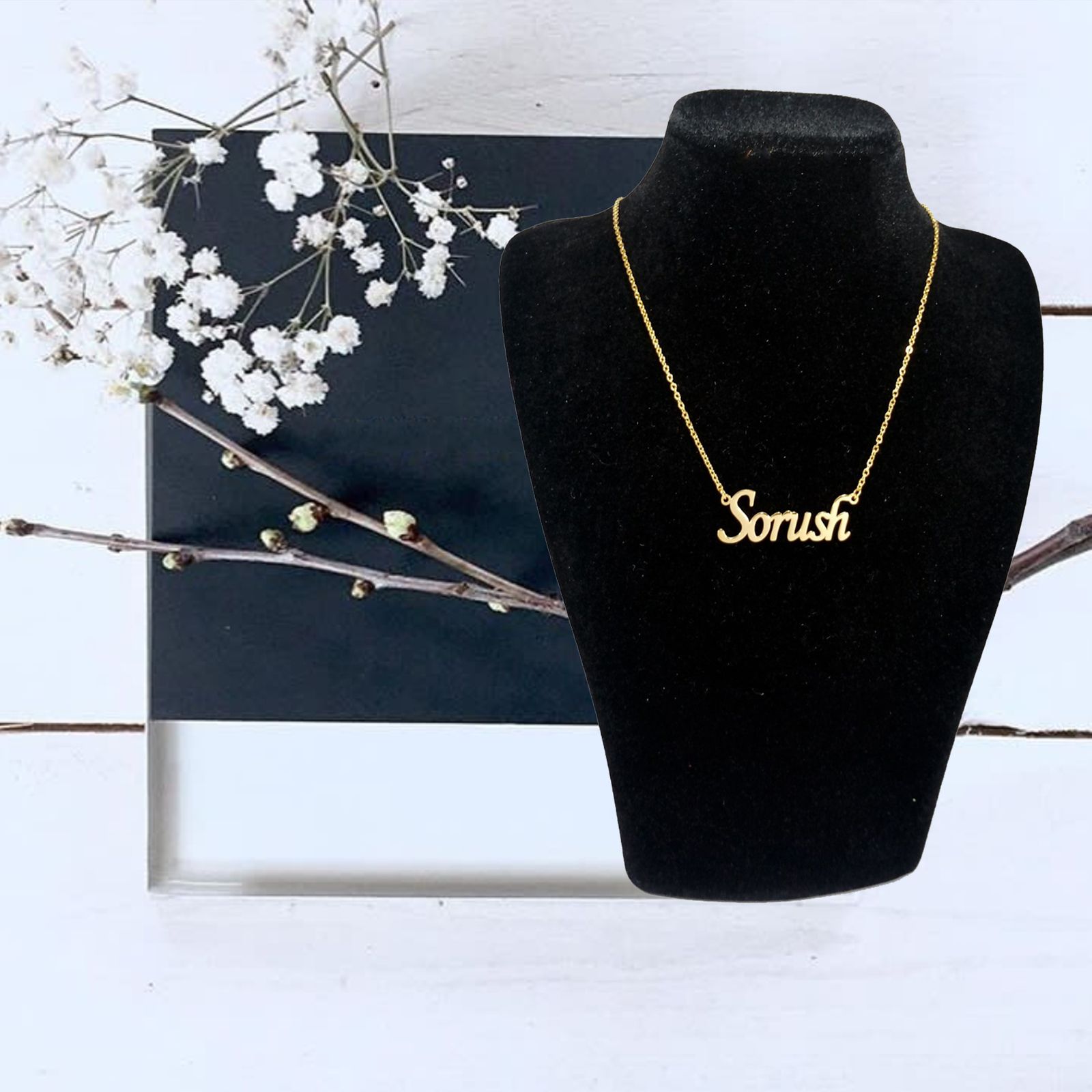 گردنبند نقره زنانه آی جواهر مدل سروش کد N950 -  - 4