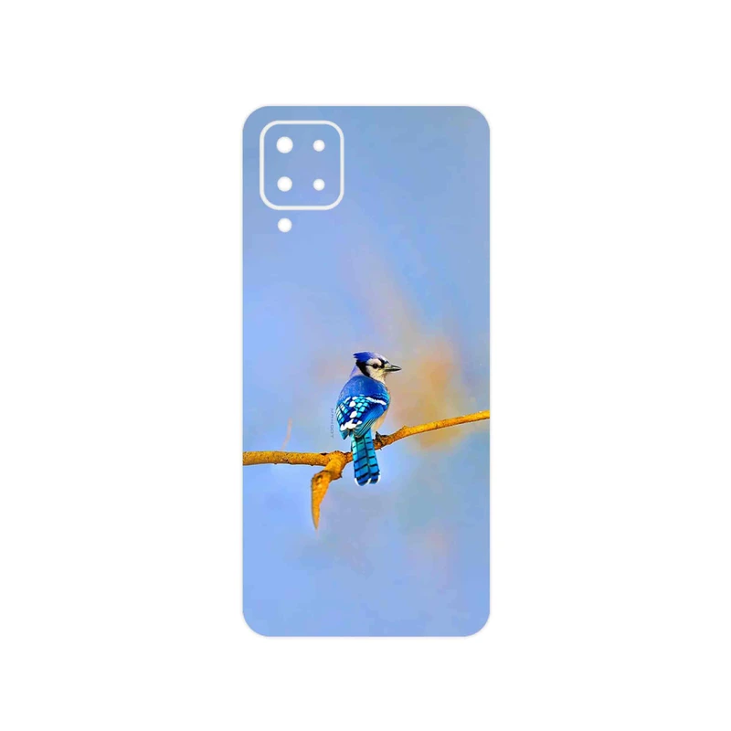 برچسب پوششی ماهوت مدل Cyanocitta cristata مناسب برای گوشی موبایل سامسونگ Galaxy F12