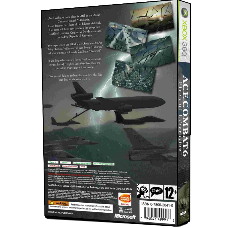 بازی Ace Combat 6 مخصوص XBOX 360