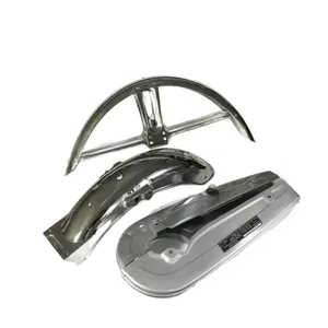 گلگیر جلو و گلگیر عقب و قاب زنجیر موتور سیکلت کد 1 مجموعه 3 عددی