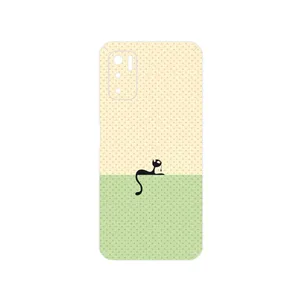 MAHOOT Minimal Internet Cat Icon Cover Sticker for Xiaomi Poco M3 Pro 5G