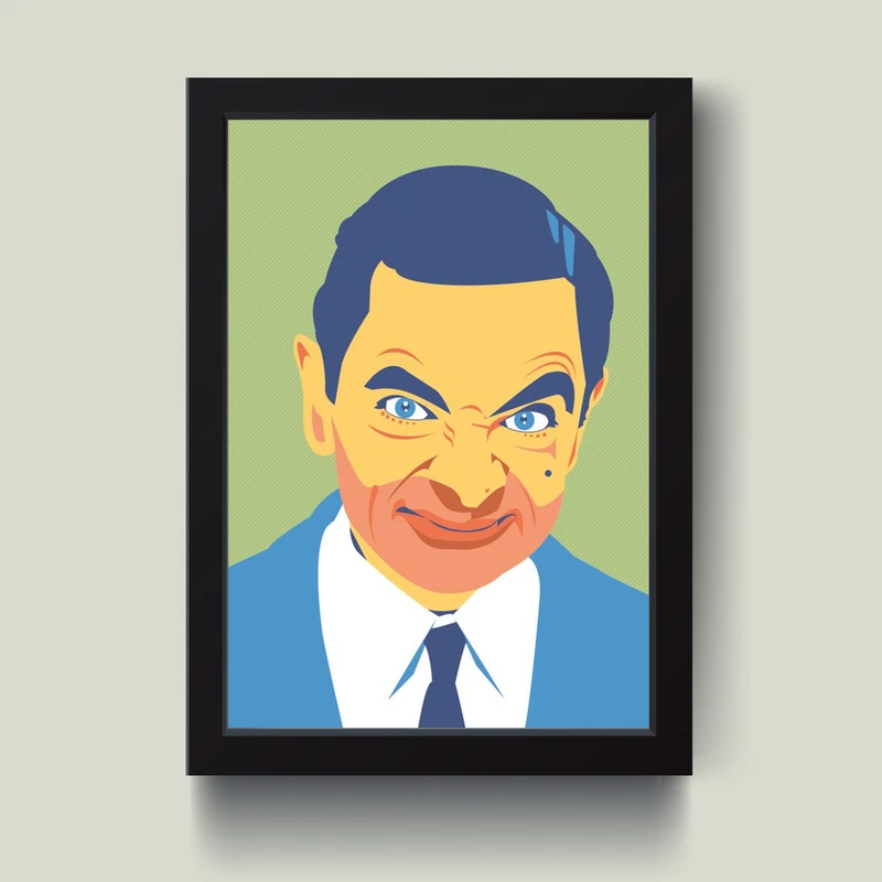 تابلو مدل دکوراتیو مستر بین Mr.bean کد G8-04