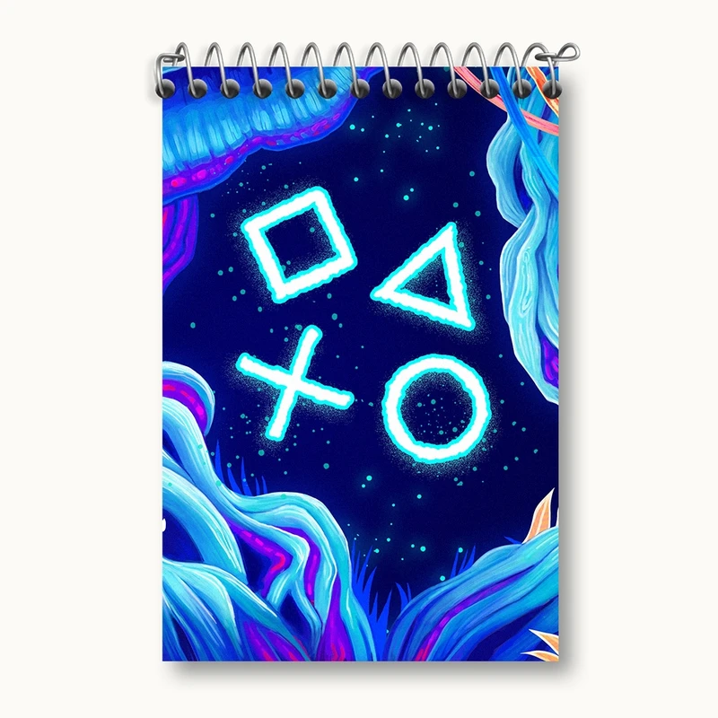 دفتر یادداشت 50 برگ خندالو مدل Game کد F2393