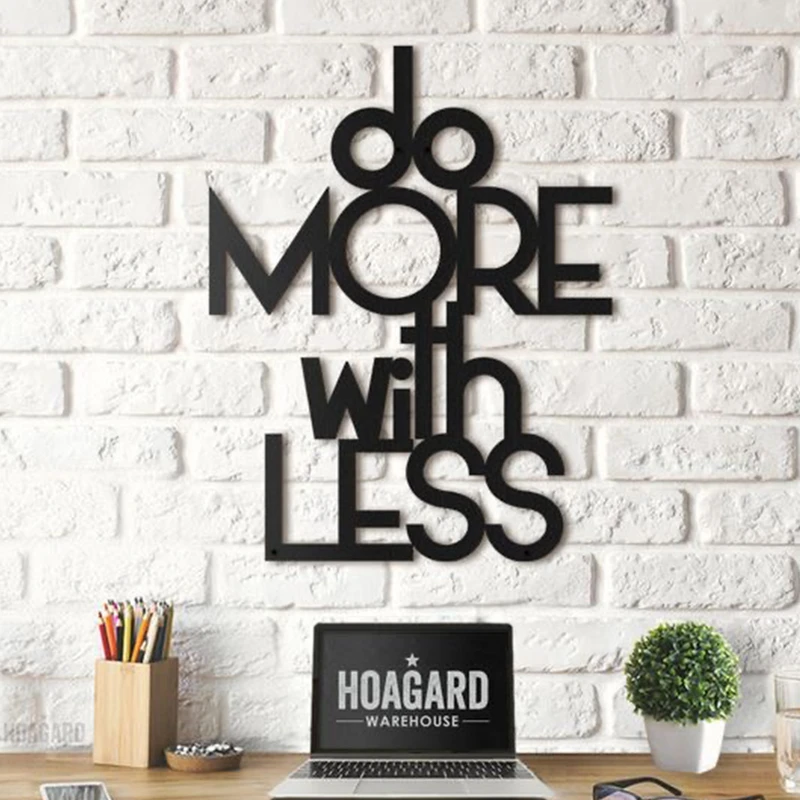 استیکر دکو رستا مدل Do more with less کد C167