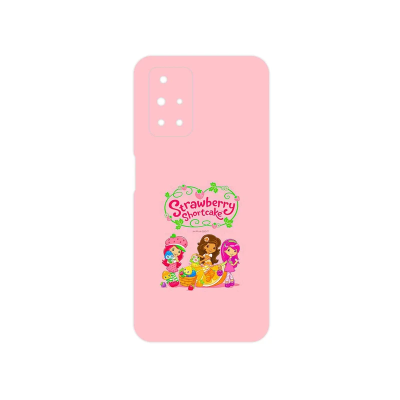 برچسب پوششی ماهوت مدل Strawberry Shortcake مناسب برای گوشی موبایل شیائومی Redmi 10
