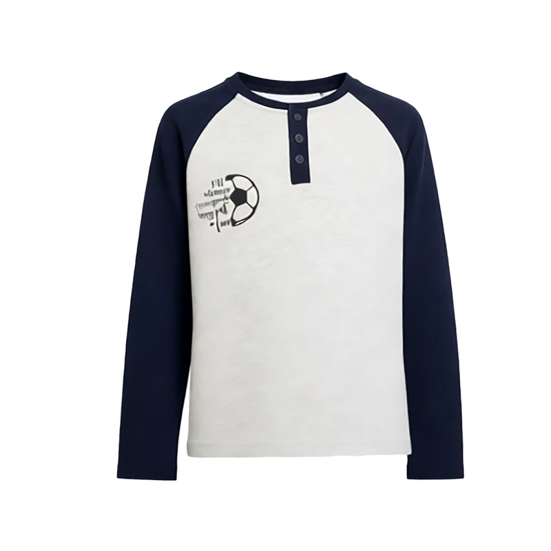 تی شرت آستین بلند پسرانه پیپرتس مدل lupi team