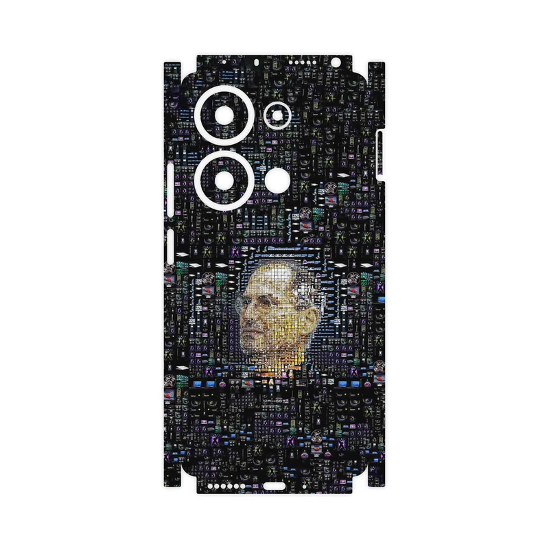 برچسب پوششی ماهوت مدل Collage of Steve Jobs 2-FullSkin مناسب برای گوشی موبایل شیائومی Redmi Note 13 Pro 4G