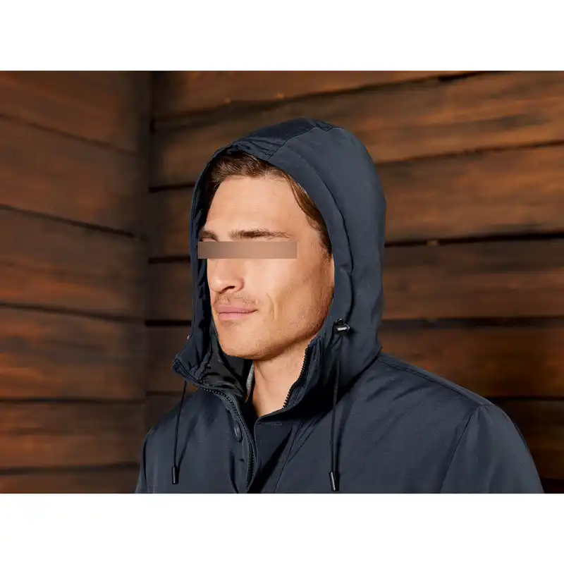 کاپشن مردانه لیورجی مدل LUXBut2021 رنگ سرمه ای