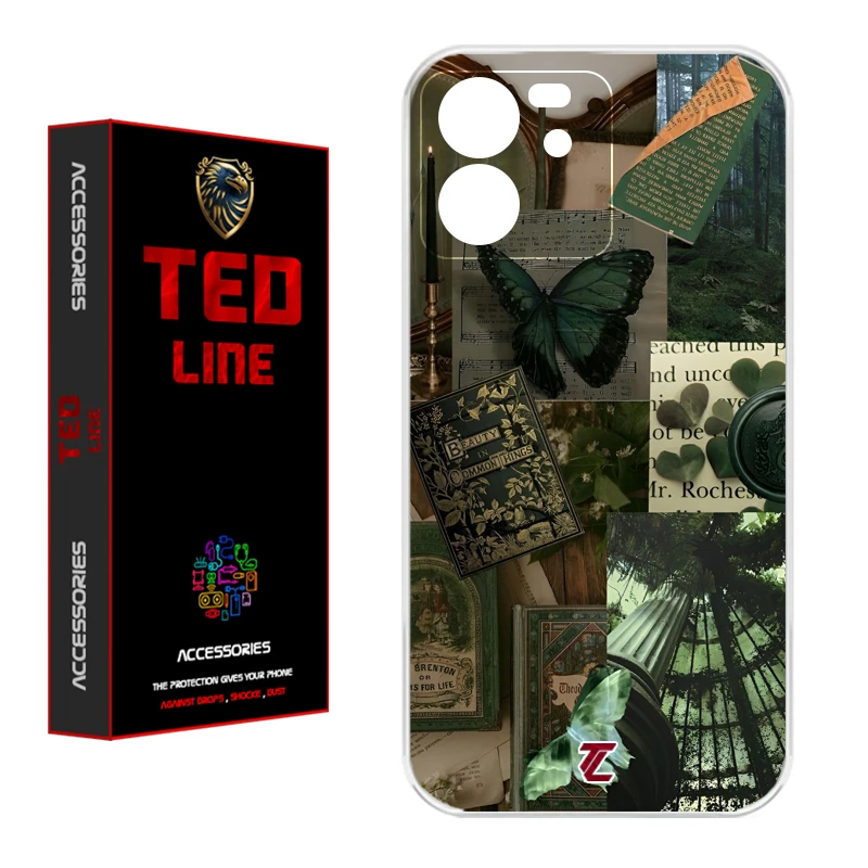 کاور تد لاین طرح کلاژ هنری کد 1118 مناسب برای گوشی موبایل شیائومی Mi 13T / 13T Pro