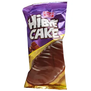 کیک وانیلی روکش کاکائو بیضی شیرین عسل - 45گرم بسته 40 عددی