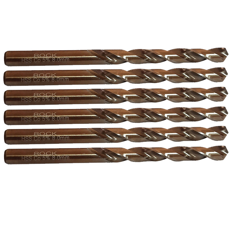 مته کبالت راک مدل HT - 008  سایز 8 میلی متر مجموعه شش عددی