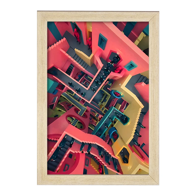 تابلو خندالو مدل بازی مرکب (Squid Game) کد F11870