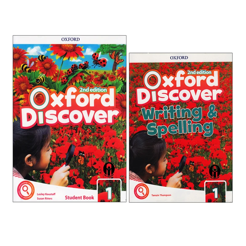 کتاب Oxford Discover Writing Spelling اثر جمعی از نویسندگان نشر الوندپویان 2 جلدی