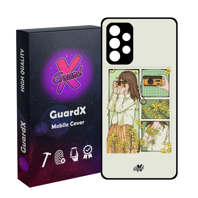 کاور گارد ایکس طرح دختر عکاس مدل Glass10708 مناسب برای گوشی موبایل سامسونگ Galaxy A33 5G