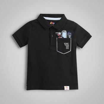 پولوشرت آستین کوتاه پسرانه وان بای وان مدل 2007324057