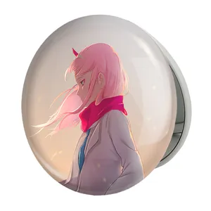 آینه جیبی خندالو طرح زیروتو انیمه دارلینگ در فرنکس مدل تاشو کد 11997 