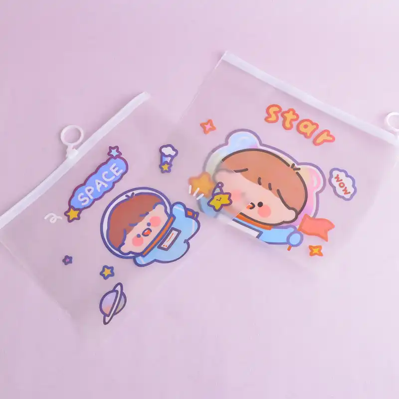 پوشه مدل زیپ دار طرح فضانورد بسته 2 عددی