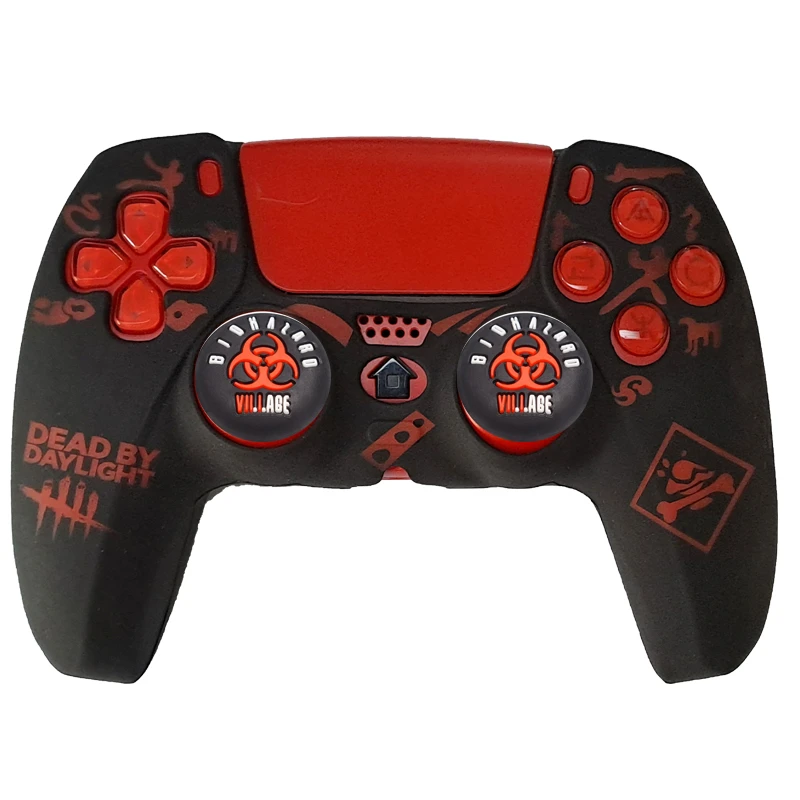محافظ دسته بازی پلی استیشن 5 مدل Dead by daylight PS5556 به همراه روکش آنالوگ
