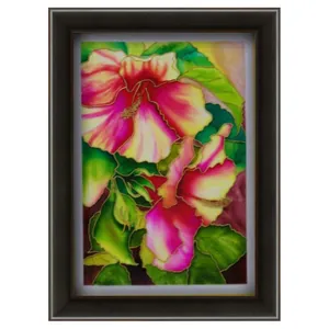 تابلو ویترای طرح گل کد 87