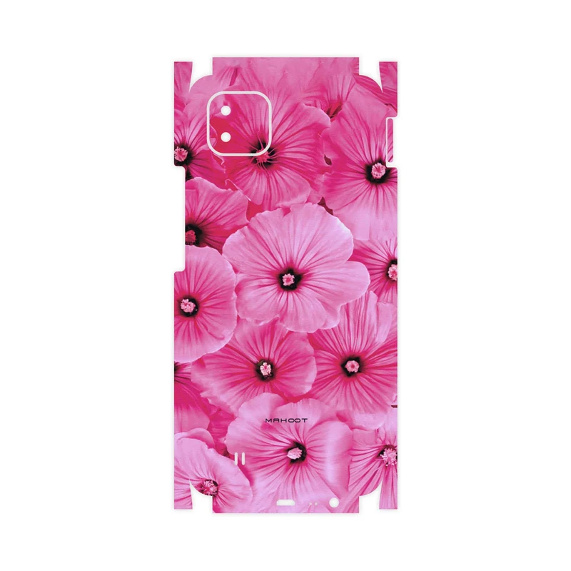 برچسب پوششی ماهوت مدل Pink-Flower-FullSkin مناسب برای گوشی موبایل ریلمی C11 2021