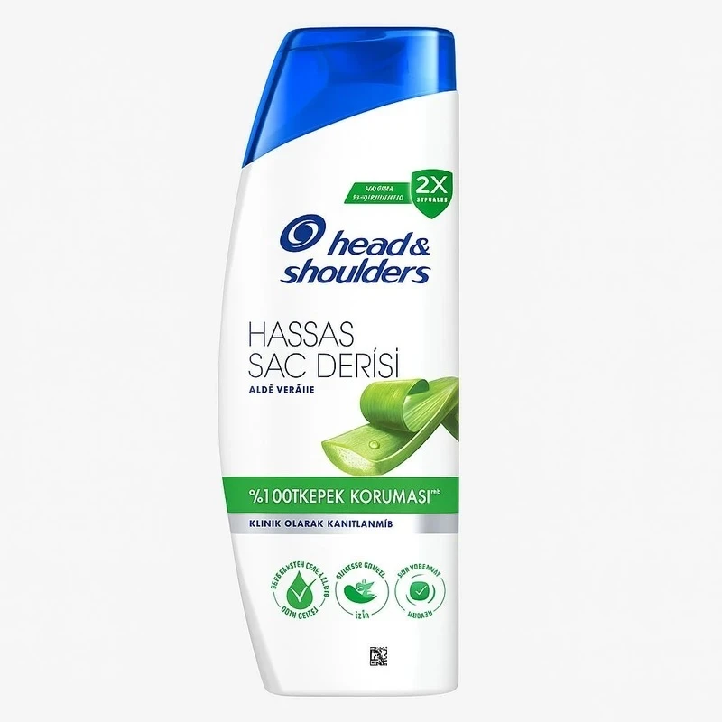 شامپو ضد شوره مو هد اند شولدرز مدل hassas مناسب برای موهای حساس حجم 330 میلی لیتر