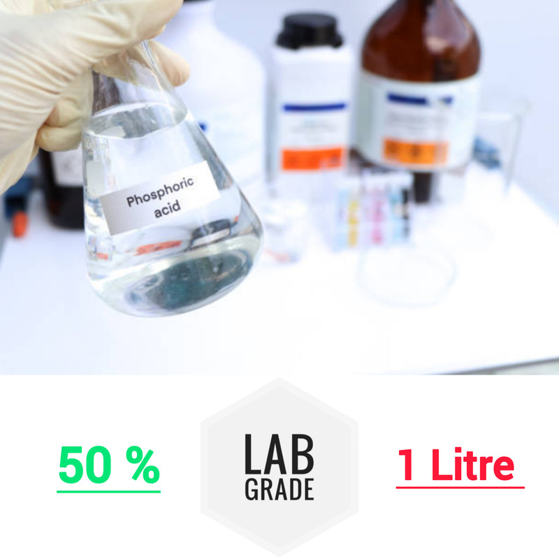 اسید فسفریک رفرنس کمیکالز مدل ۵۰ درصد حجم ۱۰۰۰ میلی لیتر