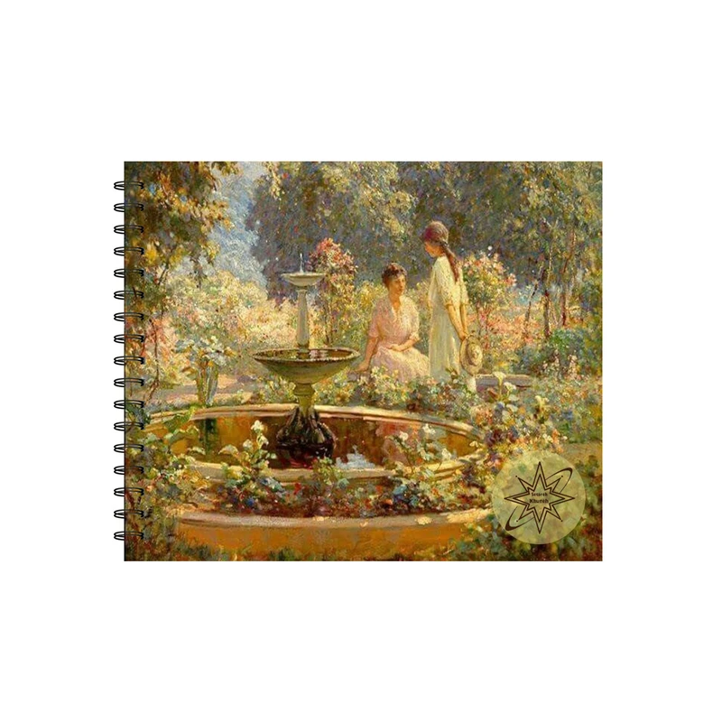 دفتر طراحی 40 برگ ستاره خونه مدل باغ کد a2