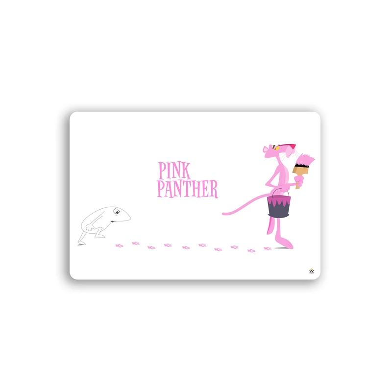 ماوس پد گیمینگ شادیت مدل پلنگ صورتی کد1906 سایز 37*24 سانتی متر