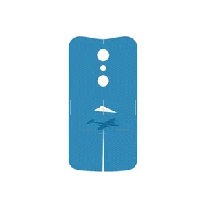 MAHOOT Minimal Paper Airplane Cover Sticker for Motorola Moto G 2nd gen