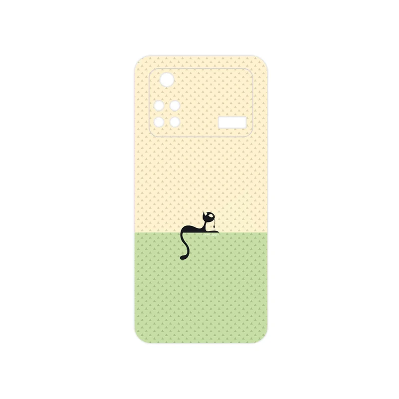 برچسب پوششی ماهوت مدل Minimal Internet Cat Icon مناسب برای گوشی موبایل شیائومی Poco M4 Pro 4G