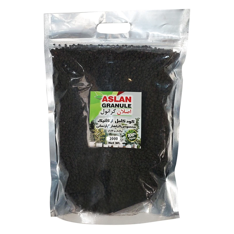 کود کامل اصلان گرانول مدل AGOrganic-20 وزن 2000 گرم