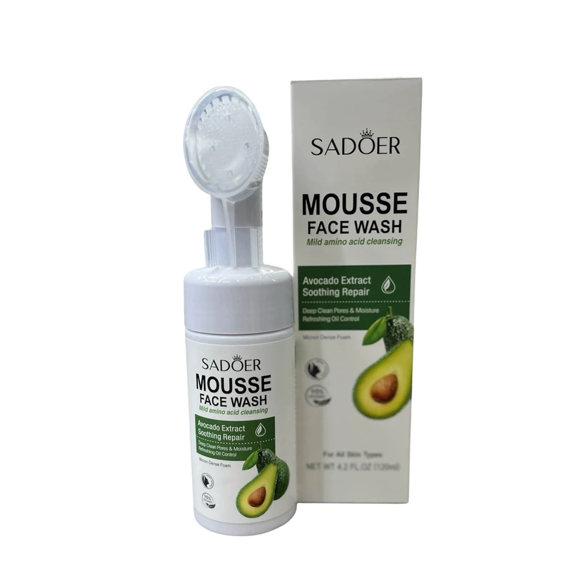 فوم شستشو صورت سادور مدل آووکادو مناسب برای انواع پوست حجم 120 میلیلیتر