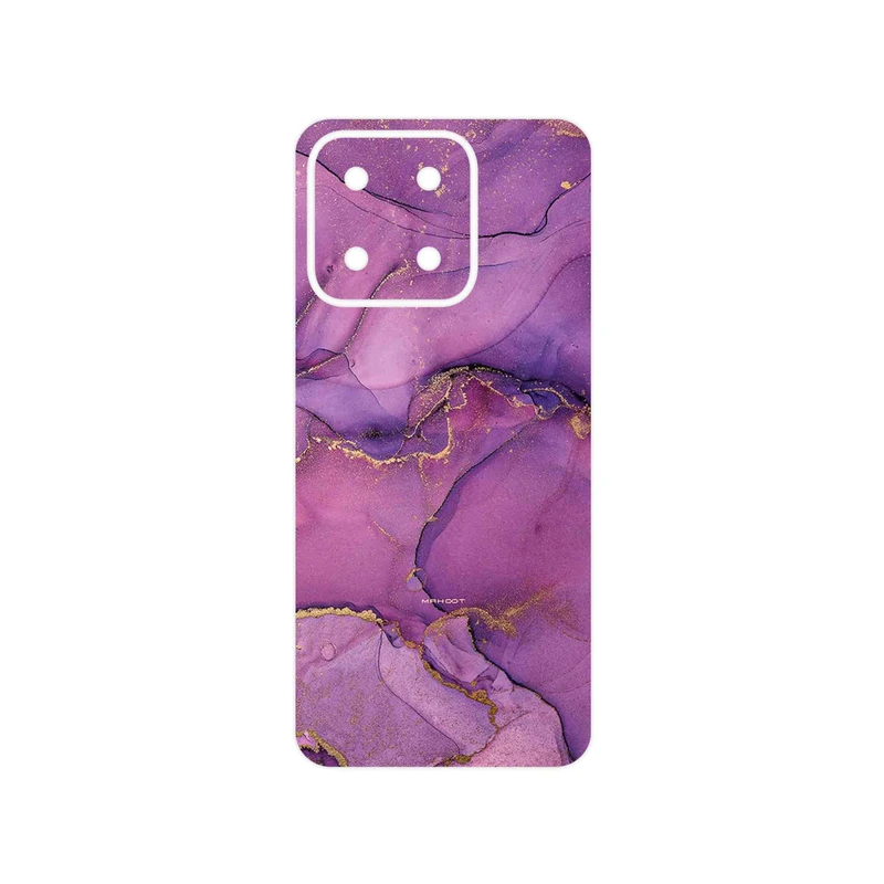 برچسب پوششی ماهوت مدل Purple Marble مناسب برای گوشی موبایل آنر X5b