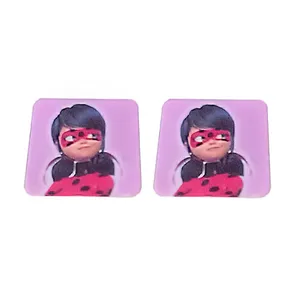 گوشواره دخترانه مدل دختر کفشدوزکی