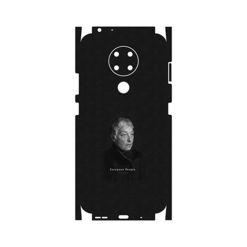 برچسب پوششی ماهوت مدل Portrait of a European Woman-FullSkin مناسب برای گوشی موبایل نوکیا 3.4