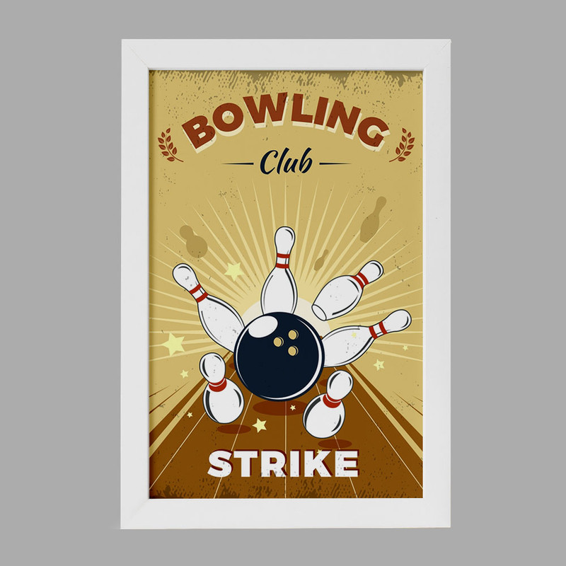 تابلو خندالو مدل بولینگ Bowling کد 28129