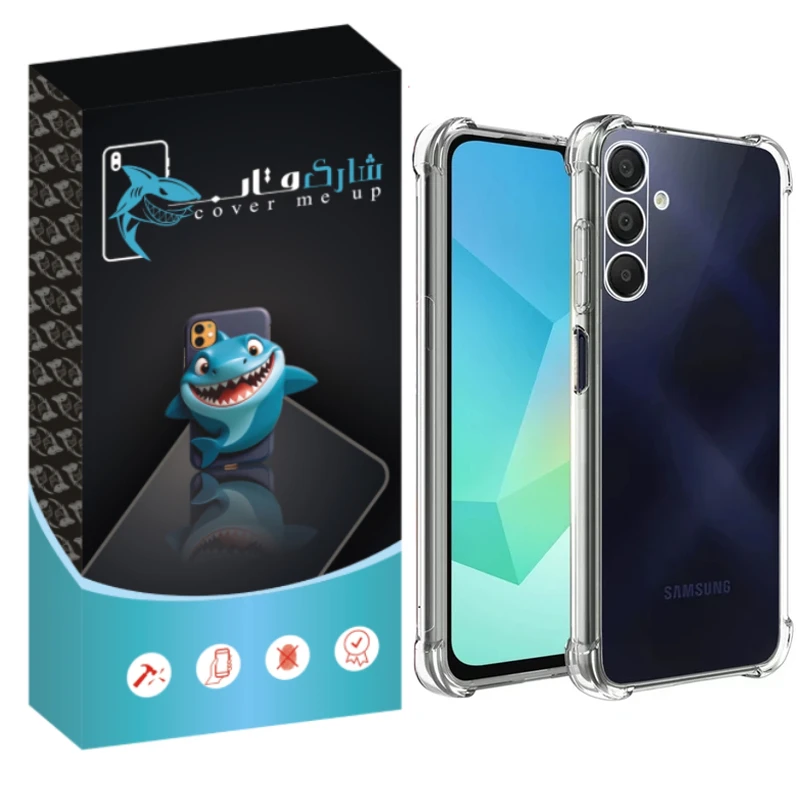 کاور شارک قاب مدل Crystal مناسب برای گوشی موبایل سامسونگ Galaxy A26