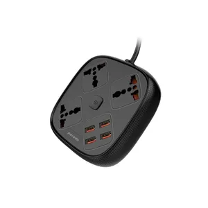 چندراهی برق محافظ و شارژر پرودو مدل pd-sc3302-Bk