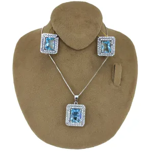 نیم ست نقره زنانه مدل 0154