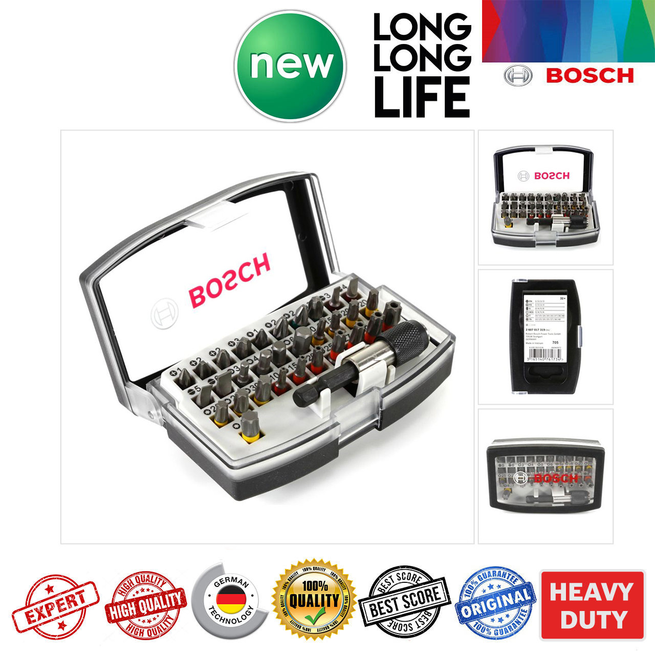 دریل شارژی چکشی بوش مدل GSB 18V-50 EC Motor 5َAh + 4 Extra دریل شارژی چکشی بوش مدل GSB 18V-50 EC Motor 5َAh + 4 Extra