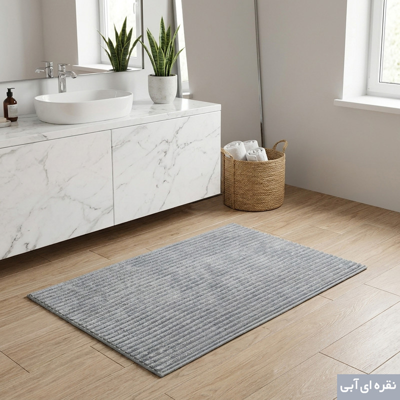 پادری وینوما مدل سرویس بهداشتی و حمام 4 لایه مخمل ویژه سایز 80x50 سانتی‌متر مناسب برای فضای داخلی