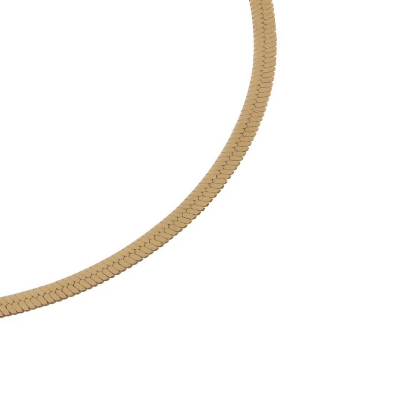 دستبند طلا 18 عیار زنانه مدل طرح نفرتیتی- هرینگبون - - 2