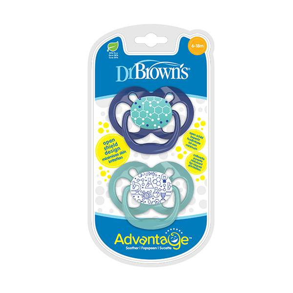 پستانک ارتودنسی دکتر براونز مدل l5000 مجموعه 2 عددی