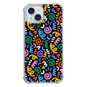 AKAM AMC-WTA15-DOODLE13 Cover For Apple iPhone 15