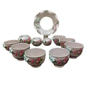 مجموعه ظروف هفت سین 11 پارچه مدل G-09