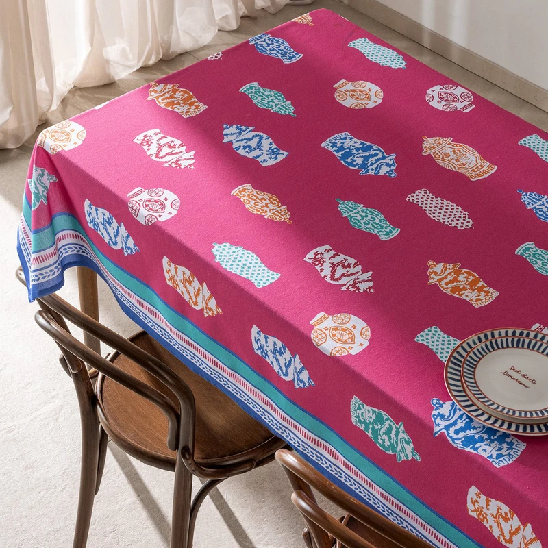 سفره شش نفره مادام کوکو مدل Rosanel سایز 150*200 سانتی متر