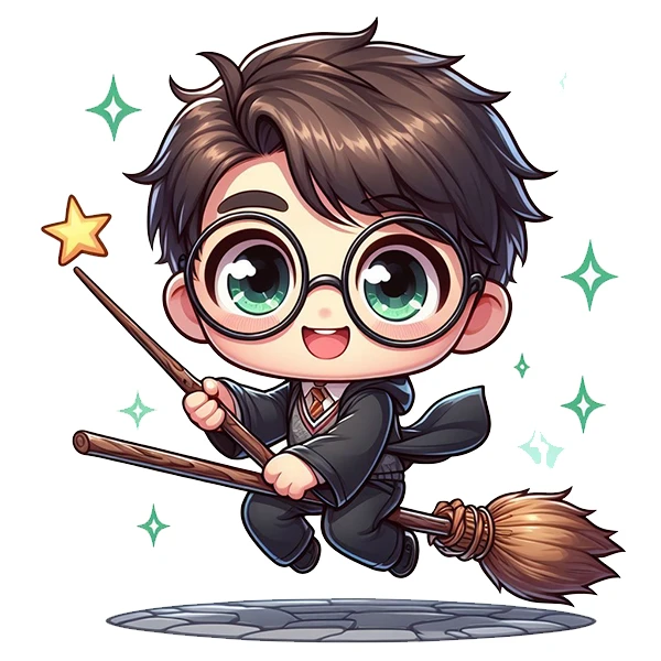 استیکر پارچه و لباس پاد آفرین طرح هری پاتر کد 3347