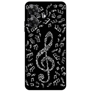 Megafone Musical Note 1370 Cover For Realme Note 60 / Note 60X