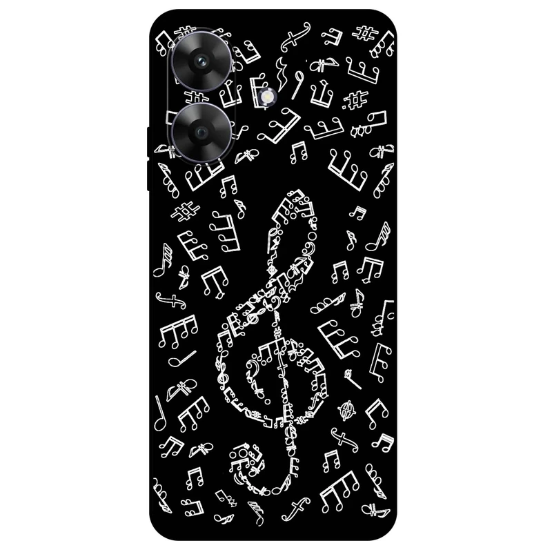کاور مگافون طرح نوت موسیقی مدل 1370 مناسب برای گوشی موبایل ریلمی Note 60 / Note 60X